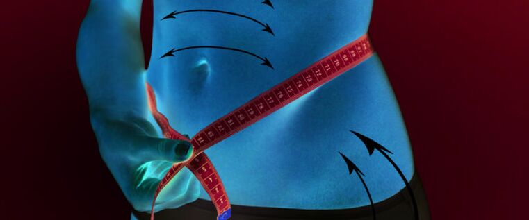 Bir haftada kilo vermenin bir sonucu olarak karın ve yanlardaki deri altı yağlarının azalması